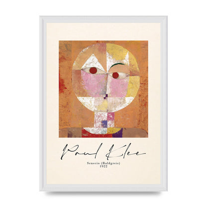Paul Klee Senecio Baldgreis 1922 Art For The Home - A3 framed