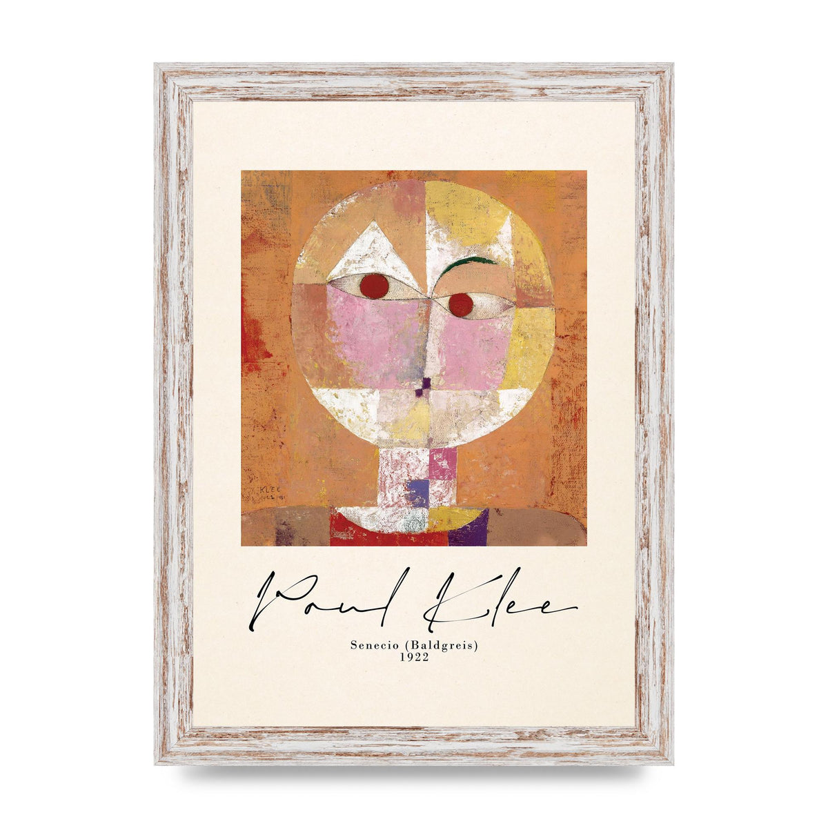 Paul Klee Senecio Baldgreis 1922 Art For The Home - A4 framed