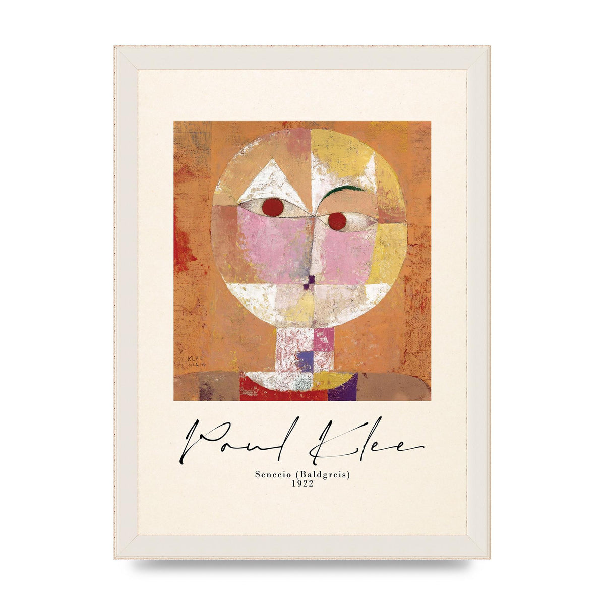 Paul Klee Senecio Baldgreis 1922 Art For The Home - A4 framed