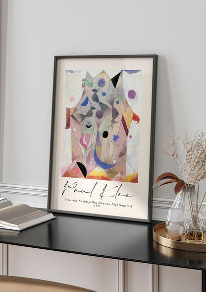 Paul Klee Persische Nachtigallen Persian Nightingales 1917 Printed Poster - living room 4