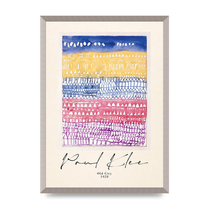 Paul Klee Old City 1928 Wall Art - A2 framed