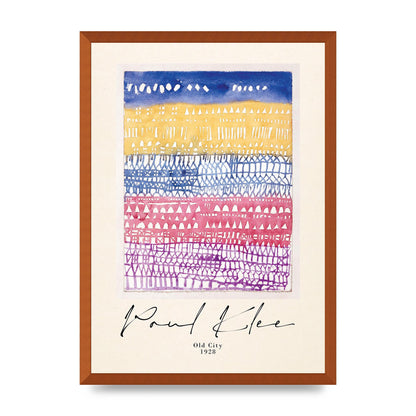 Paul Klee Old City 1928 Wall Art - A2 framed