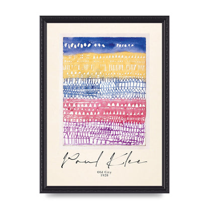 Paul Klee Old City 1928 Wall Art - A3 framed