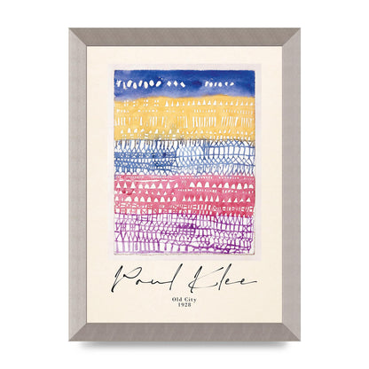 Paul Klee Old City 1928 Wall Art - A4 framed