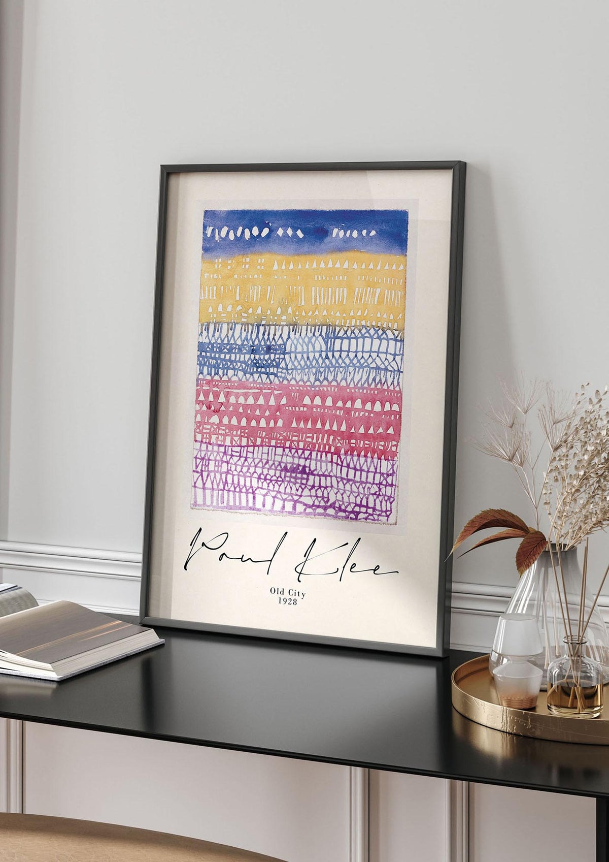 Paul Klee Old City 1928 Wall Art - living room 4
