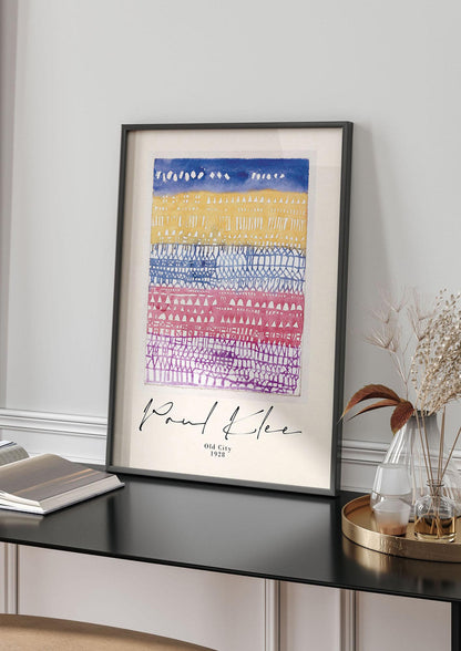Paul Klee Old City 1928 Wall Art - living room 4