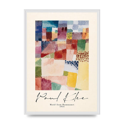 Paul Klee Motif From Hammamet 1914 Art For The Home - A2 framed