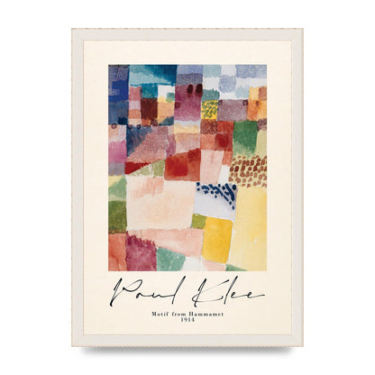 Paul Klee Motif From Hammamet 1914 Art For The Home - A3 framed