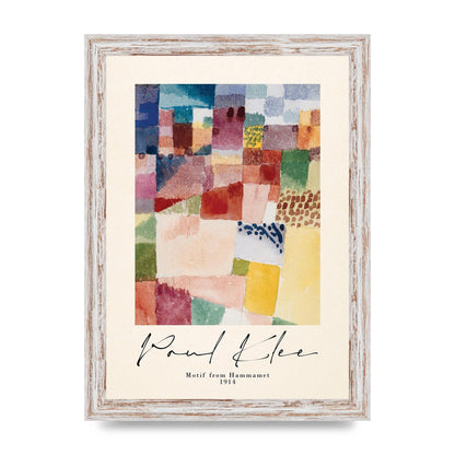 Paul Klee Motif From Hammamet 1914 Art For The Home - A4 framed