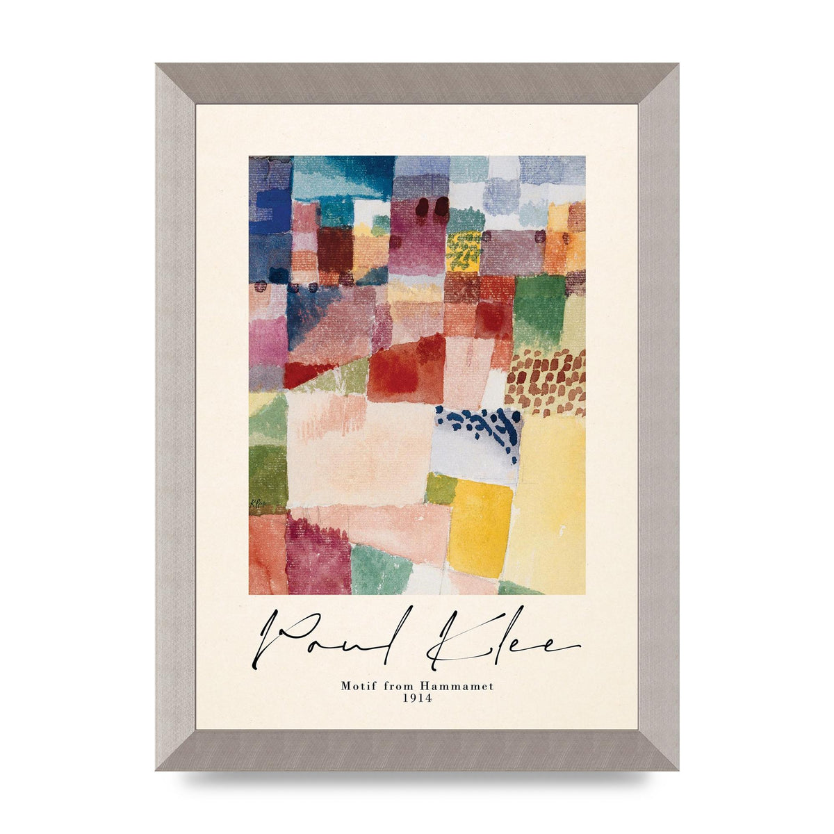 Paul Klee Motif From Hammamet 1914 Art For The Home - A4 framed