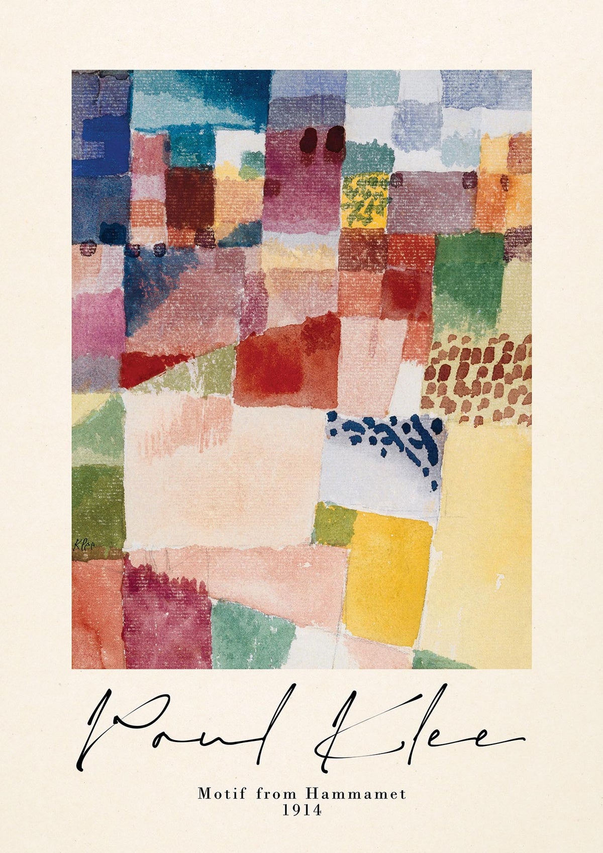 Paul Klee Motif From Hammamet 1914 Art For The Home - detail