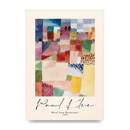 Paul Klee Motif From Hammamet 1914 Art For The Home - unframed print