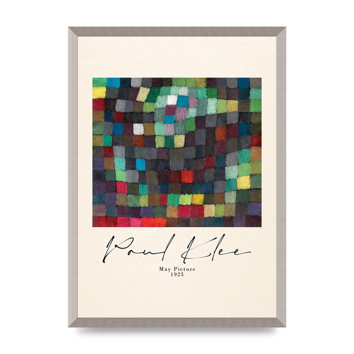 Paul Klee May Picture 1925 Printed Poster - A2 framed