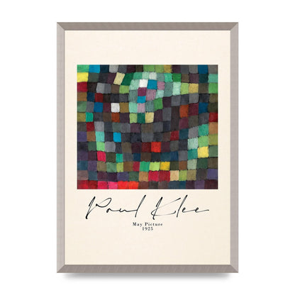 Paul Klee May Picture 1925 Printed Poster - A2 framed