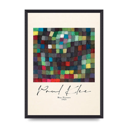 Paul Klee May Picture 1925 Printed Poster - A2 framed