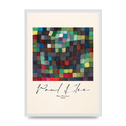 Paul Klee May Picture 1925 Printed Poster - A2 framed