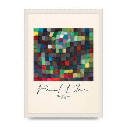 Paul Klee May Picture 1925 Printed Poster - A3 framed