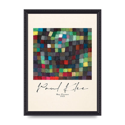Paul Klee May Picture 1925 Printed Poster - A3 framed