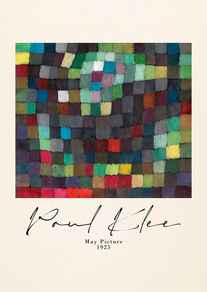 Paul Klee May Picture 1925 Printed Poster - detail