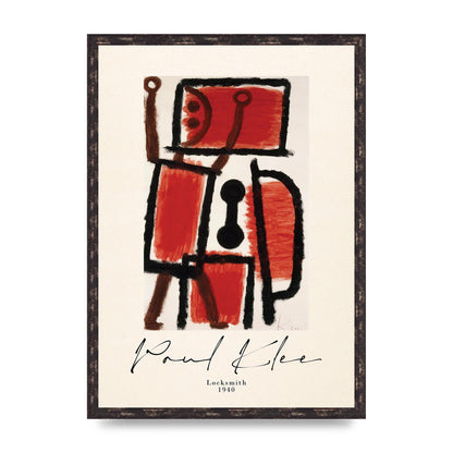 Paul Klee Locksmith 1940 Wall Art - A2 framed