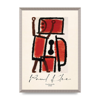 Paul Klee Locksmith 1940 Wall Art - A2 framed