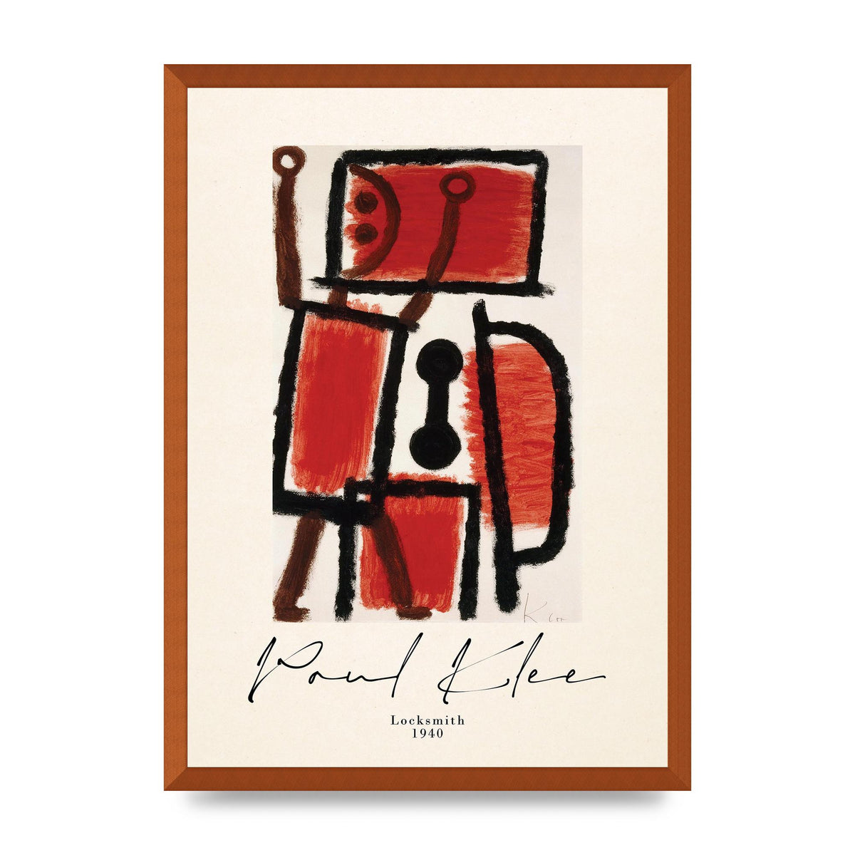 Paul Klee Locksmith 1940 Wall Art - A2 framed