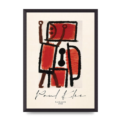 Paul Klee Locksmith 1940 Wall Art - A2 framed