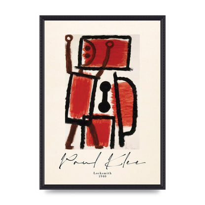 Paul Klee Locksmith 1940 Wall Art - A2 framed