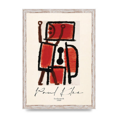 Paul Klee Locksmith 1940 Wall Art - A3 framed