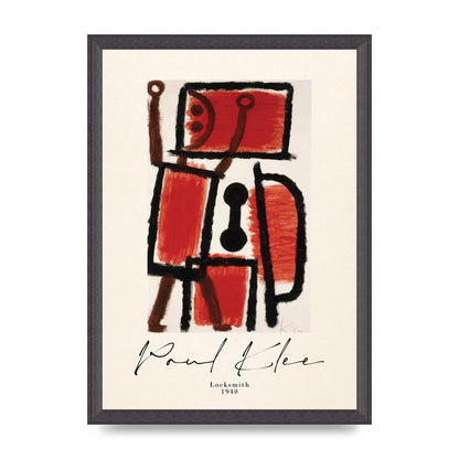 Paul Klee Locksmith 1940 Wall Art - A3 framed