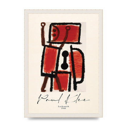 Paul Klee Locksmith 1940 Wall Art - A3 framed
