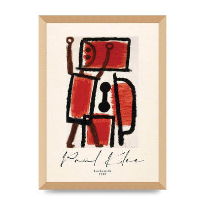 Paul Klee Locksmith 1940 Wall Art - A3 framed