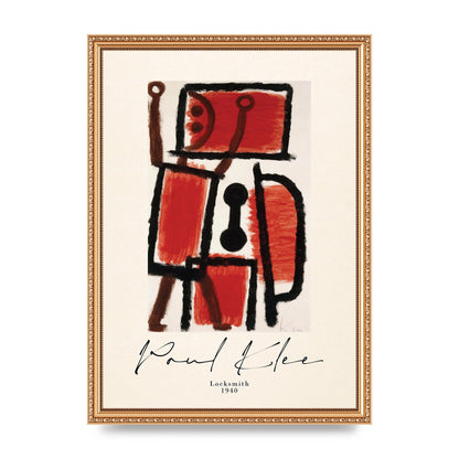 Paul Klee Locksmith 1940 Wall Art - A3 framed