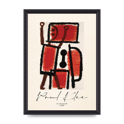 Paul Klee Locksmith 1940 Wall Art - A3 framed