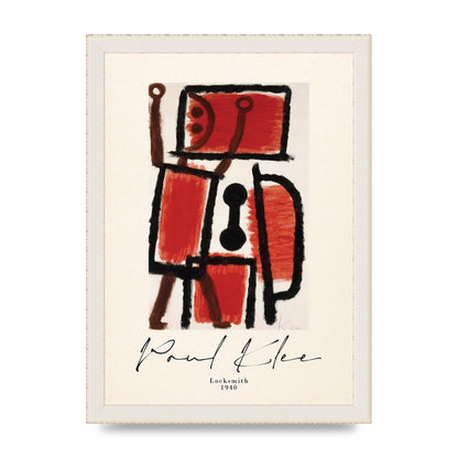Paul Klee Locksmith 1940 Wall Art - A4 framed