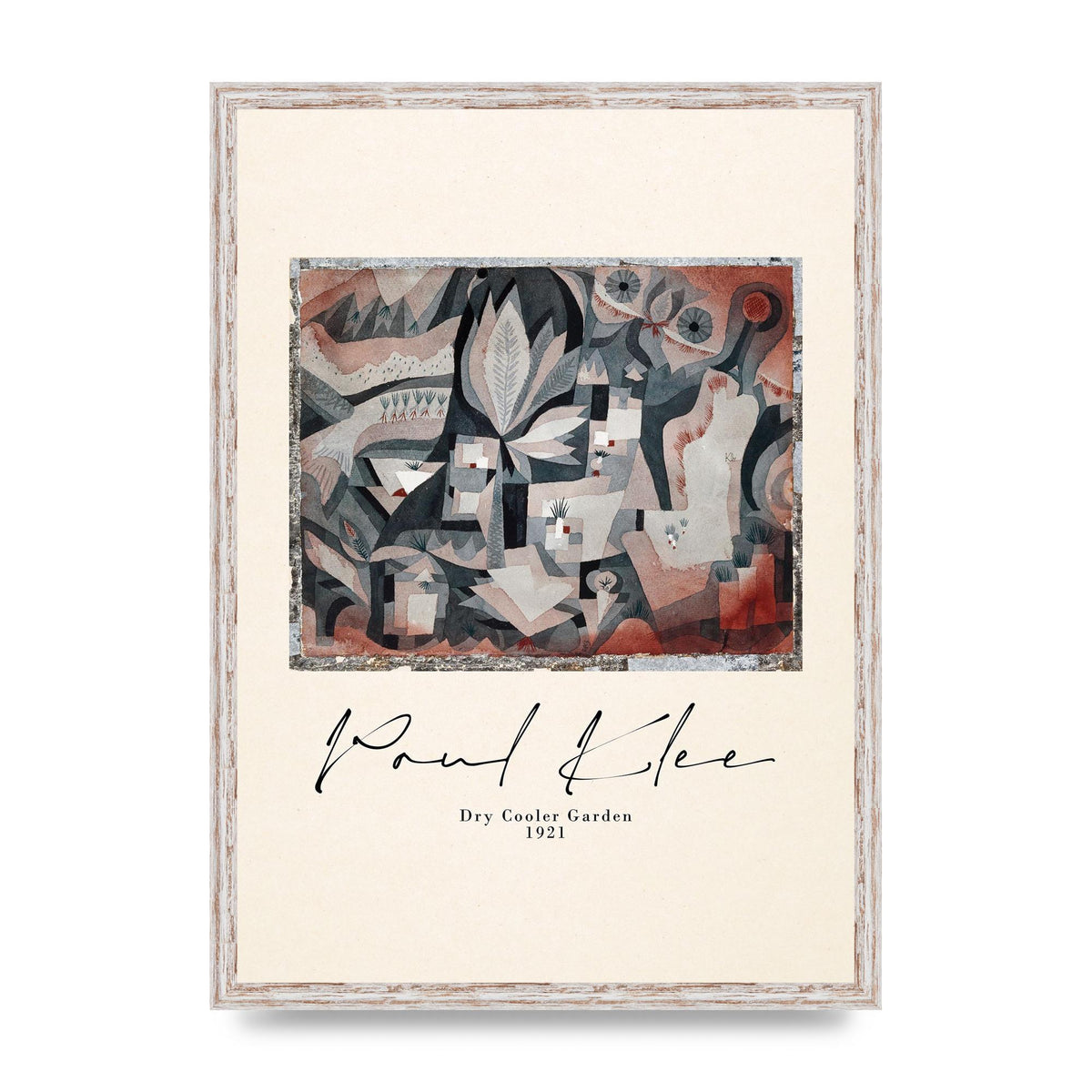 Paul Klee Dry Cooler Garden 1921 Art For The Home - A2 framed