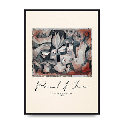 Paul Klee Dry Cooler Garden 1921 Art For The Home - A2 framed