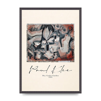 Paul Klee Dry Cooler Garden 1921 Art For The Home - A2 framed