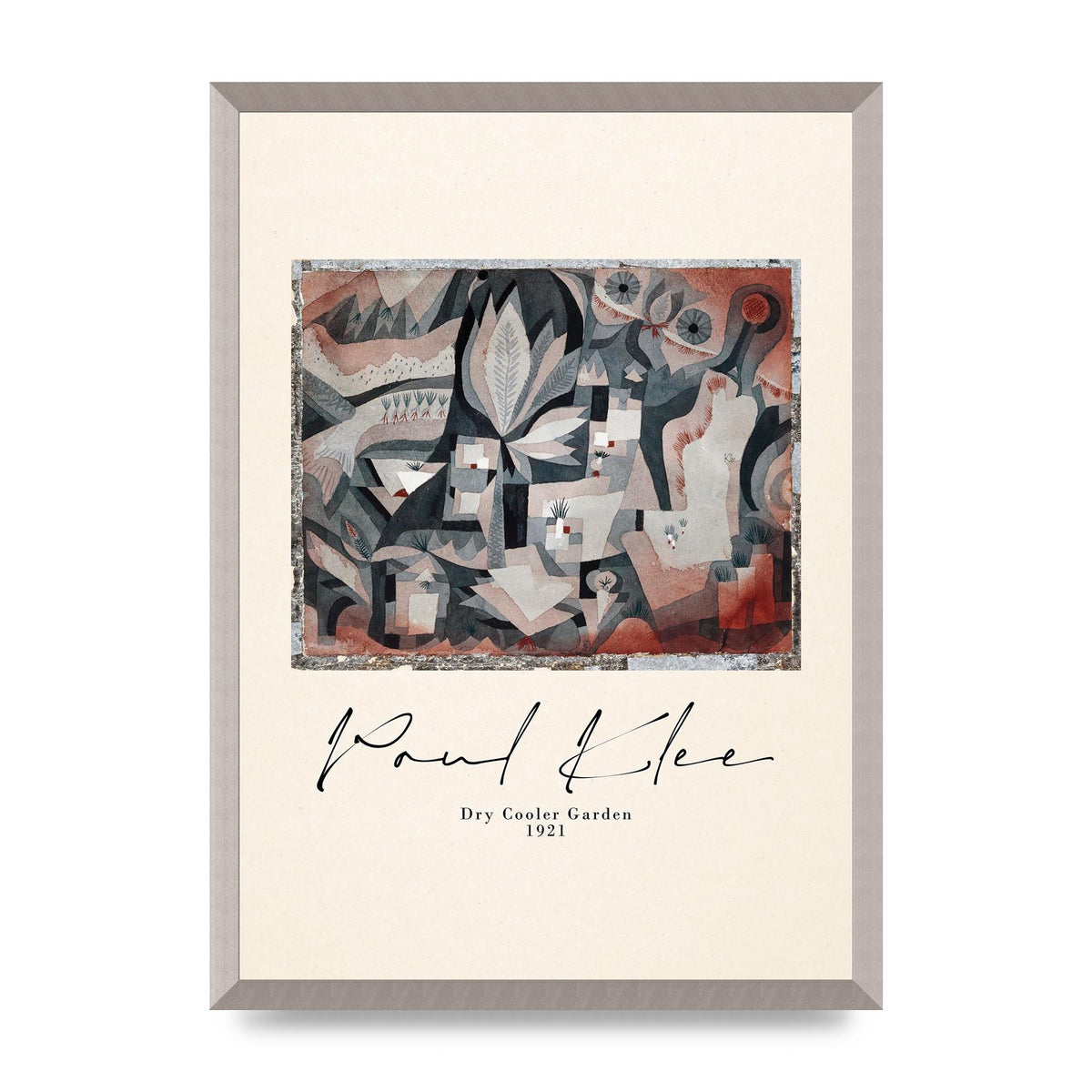 Paul Klee Dry Cooler Garden 1921 Art For The Home - A2 framed