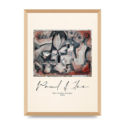 Paul Klee Dry Cooler Garden 1921 Art For The Home - A2 framed