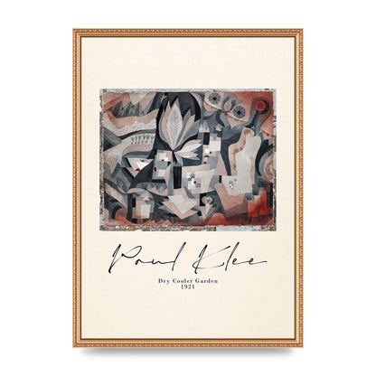 Paul Klee Dry Cooler Garden 1921 Art For The Home - A2 framed