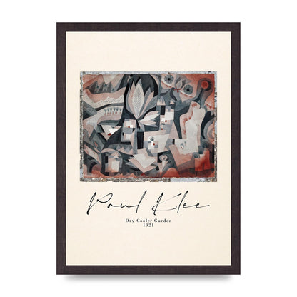 Paul Klee Dry Cooler Garden 1921 Art For The Home - A3 framed