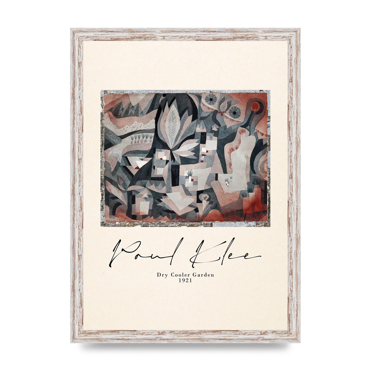 Paul Klee Dry Cooler Garden 1921 Art For The Home - A3 framed