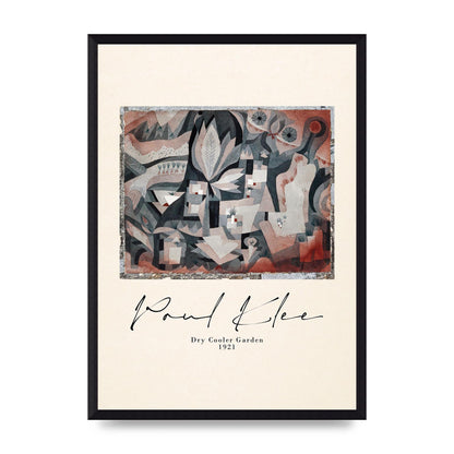 Paul Klee Dry Cooler Garden 1921 Art For The Home - A3 framed