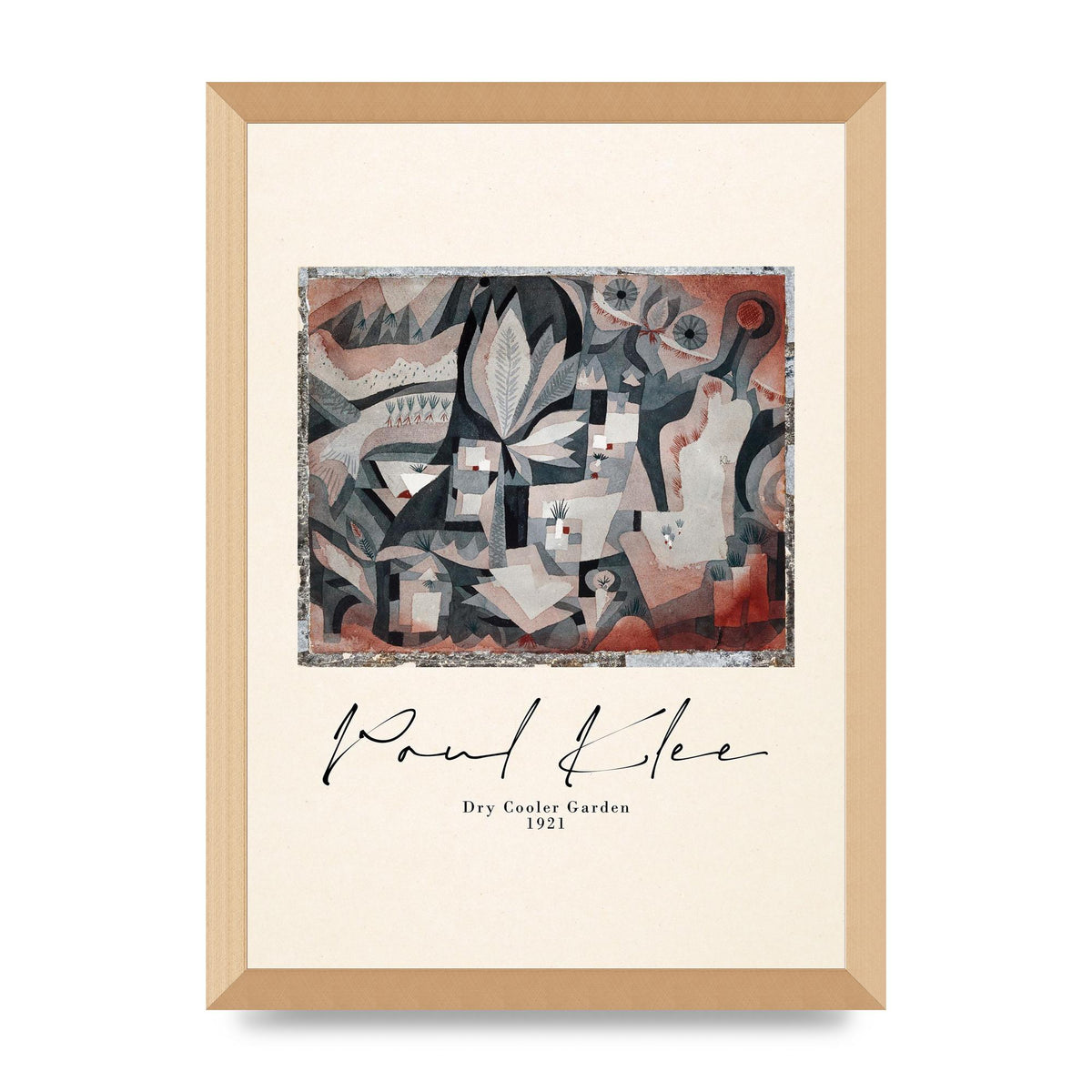 Paul Klee Dry Cooler Garden 1921 Art For The Home - A3 framed