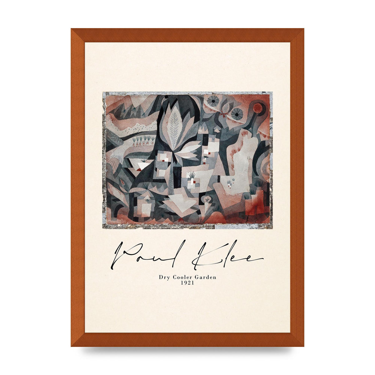 Paul Klee Dry Cooler Garden 1921 Art For The Home - A3 framed