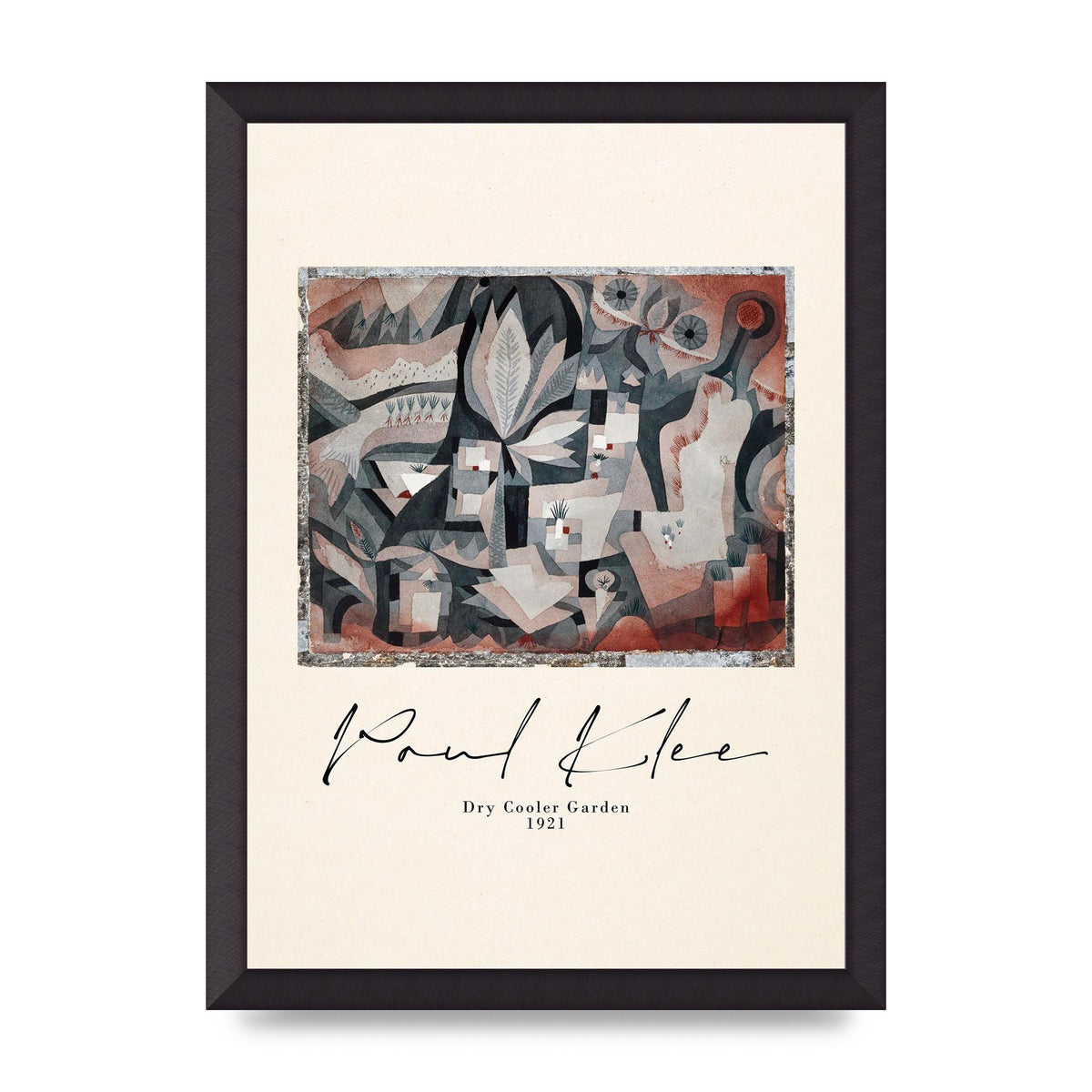 Paul Klee Dry Cooler Garden 1921 Art For The Home - A3 framed