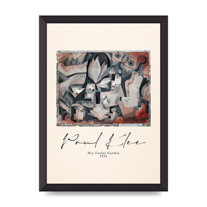 Paul Klee Dry Cooler Garden 1921 Art For The Home - A3 framed