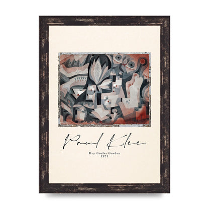 Paul Klee Dry Cooler Garden 1921 Art For The Home - A4 framed