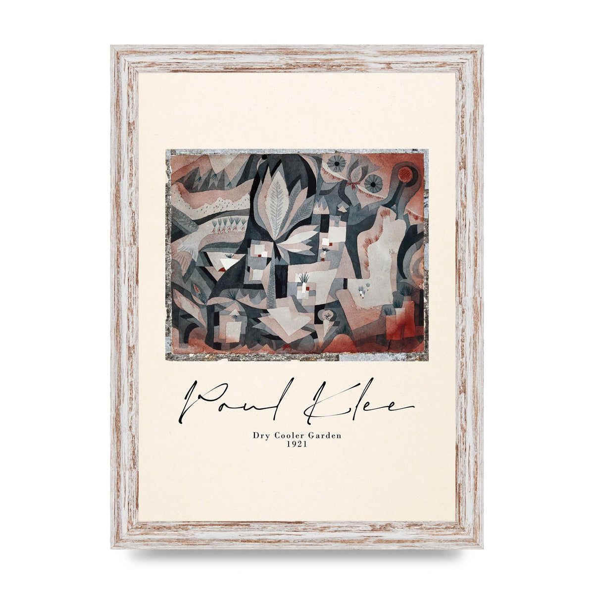 Paul Klee Dry Cooler Garden 1921 Art For The Home - A4 framed